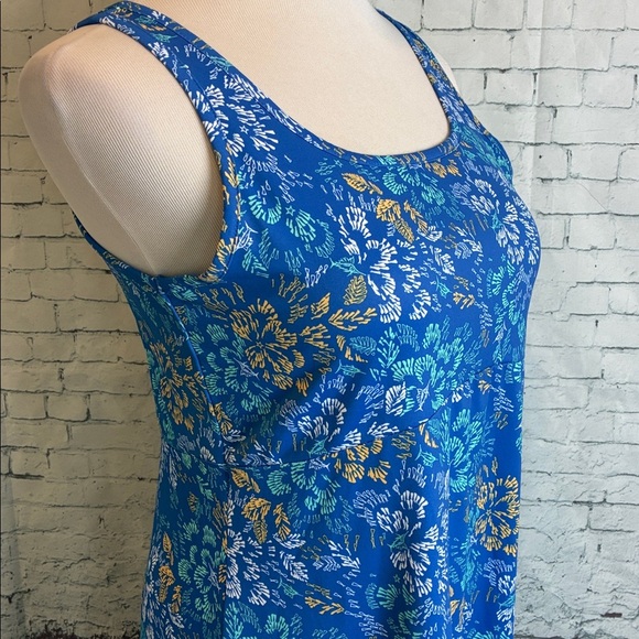 Columbia PFG Womens Freezer II Dress VIVID BLUE DEEP SEA DASH Sz M Granola Girl - Picture 11 of 16